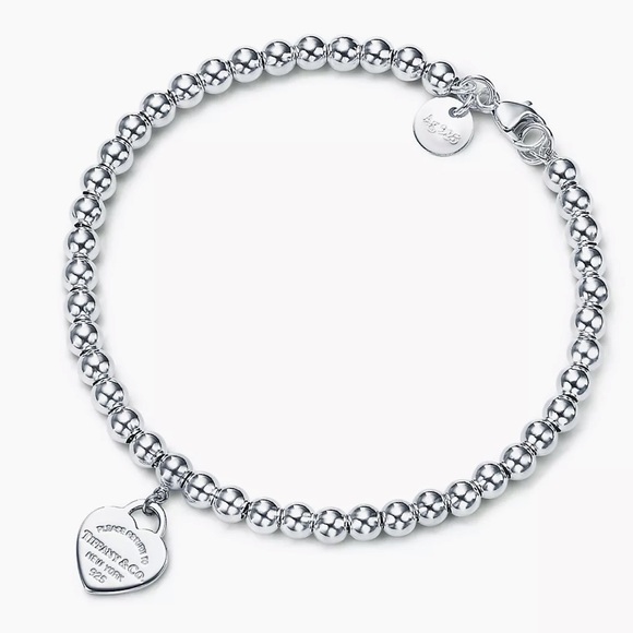 Tiffany & Co Heart Tag Bead Bracelet - Picture 2 of 8